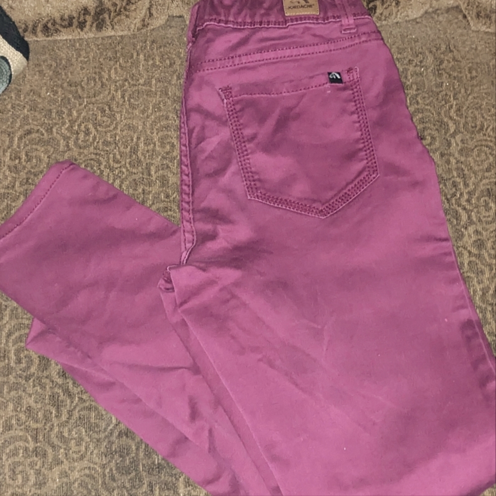 Jordache pinkish/plum color jeans